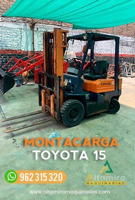 MONTACARGAS TOYOTA 15