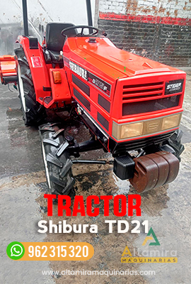 Tractor Agrícola Shibura TD21