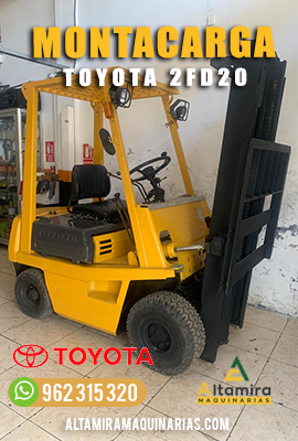 MONTACARGA TOYOTA 2FD20